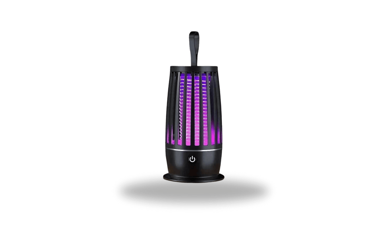 TrendoMark Black With battery Xiaomi Mosquito Killer Lamp – Silent USB Bug Zapper for Indoor & Outdoor Use