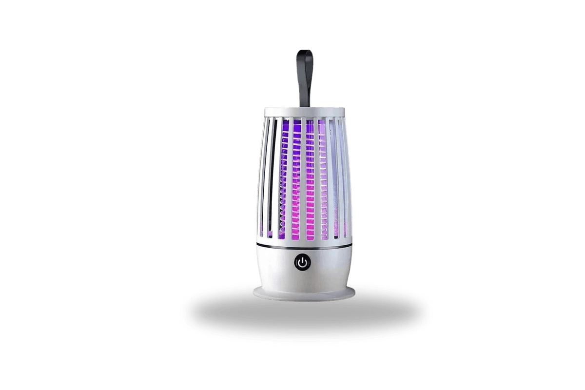 TrendoMark White With battery Xiaomi Mosquito Killer Lamp – Silent USB Bug Zapper for Indoor & Outdoor Use