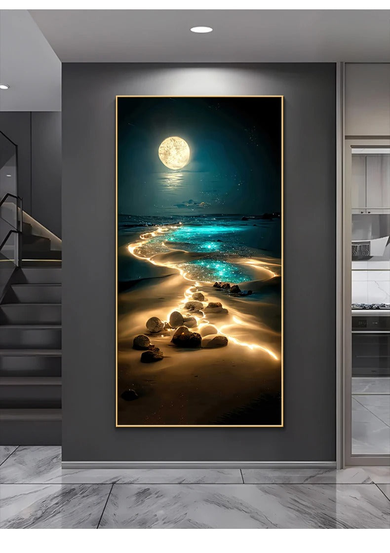 Moonlit Ocean Wall Decor Light